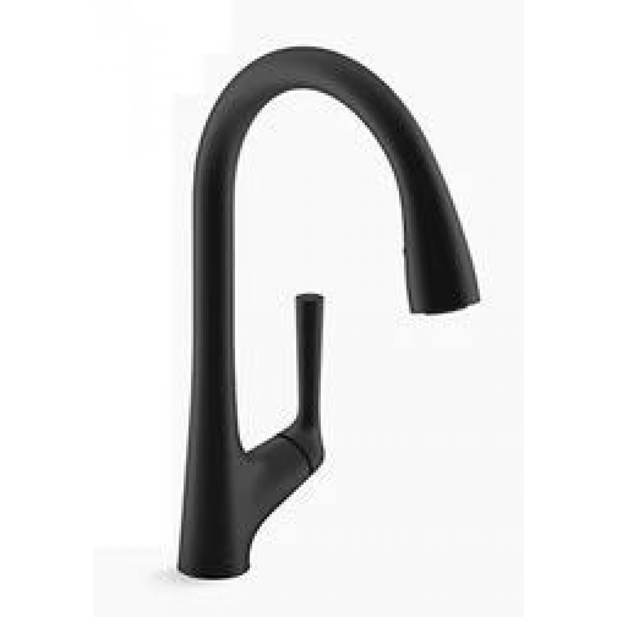 Kohler K-77748K-4-BL Malleco 下拉式廚房感應龍頭 (霧面黑)